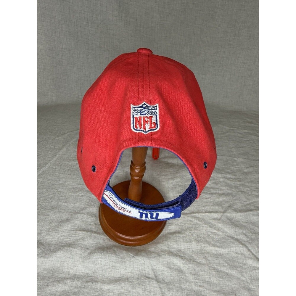 Vintage Reebok New York Giants Men’s Hat Strapback Red NFL Pro Line - Picture 2 of 8